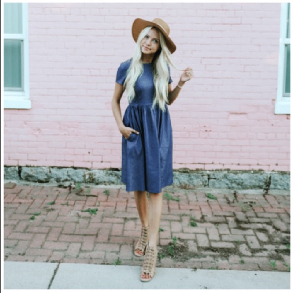 Piper Scoot Roolee Chambray midi dress XL